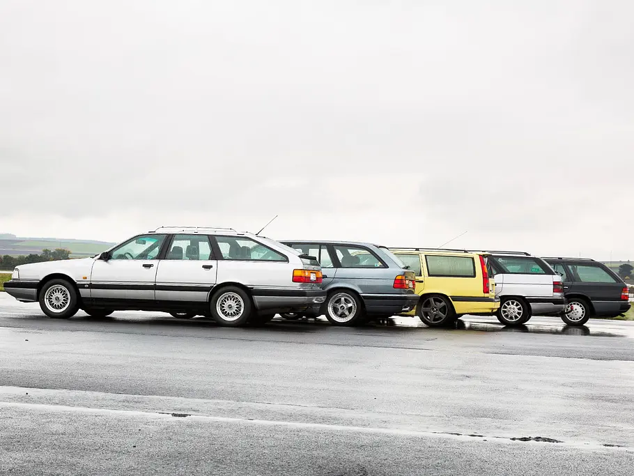 audi 200 avant bmw 530i touring mercedes 320 te volvo 850 t5-r citroen xm v6