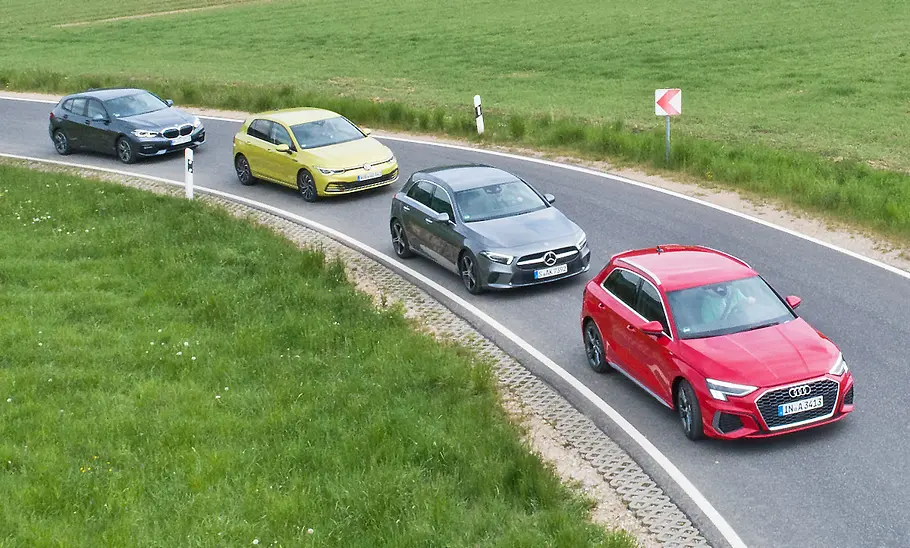Audi A3/Mercedes A-Klasse/VW Golf/BMW 1er