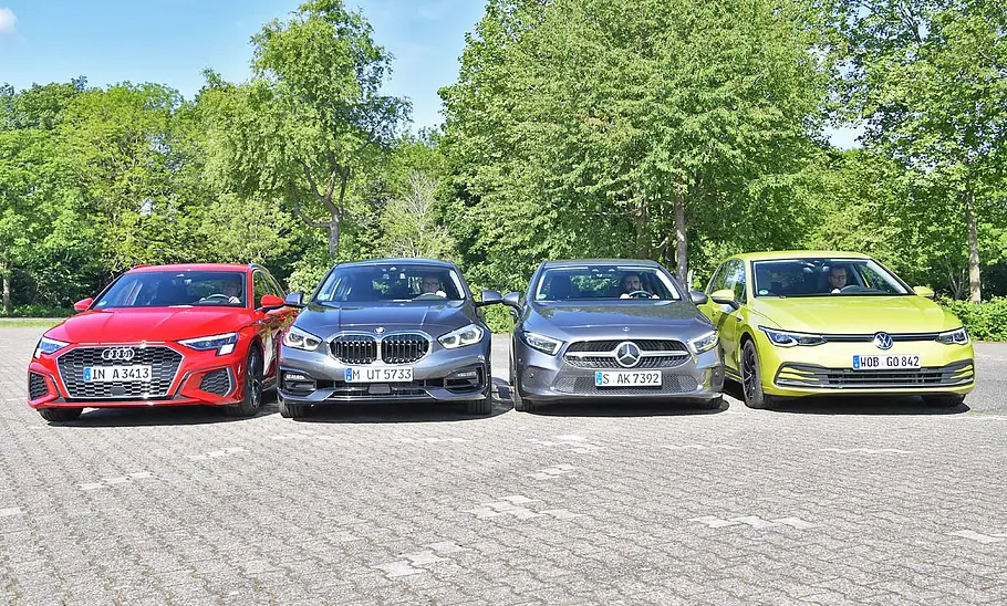 Audi A3/BMW 1er/Mercedes A-Klasse/VW Golf