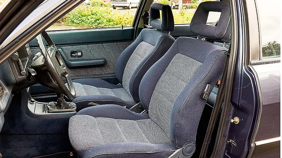 Audi Coupé GT Der Blick auf die Sitze des Audi Coupé GT