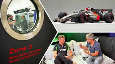 Collage zum Formel-1-Einstieg von Audi - Foto: Hardy Mutschler/Audi