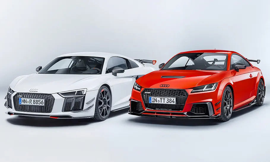 Audi R8 und TT mit Sport Performance Parts