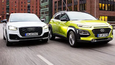 Audi Q2 quattro, Hyundai Kona 4WD - Foto: Zbigniew Mazar