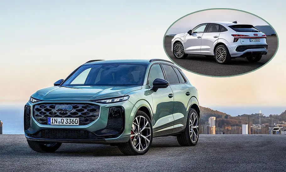 Collage aus dem Audi Q3 und dem Audi Q3 Sportback.