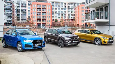 Audi Q3/BMW X2/Seat Ateca - Foto: Zbigniew Mazar