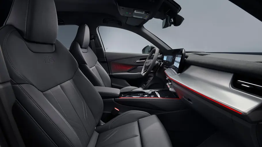 Audi Q3 Sportback e-Hybrid 200 kW Die Vordersitze im Audi Q3 Sportback e-Hybrid 200 kW.