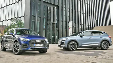 Audi Q5 40 TDI quattro/Audi Q4 e-tron 50 quattro - Foto: Zbigniew Mazar
