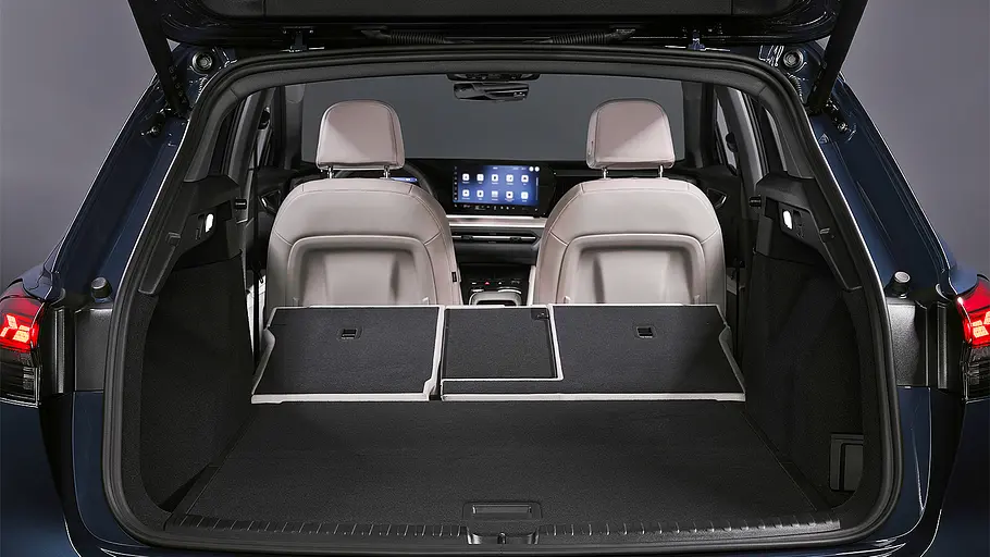 Audi Q4 e-tron Facelift (2026) Blick in den Kofferraum des Audi Q4 e-tron Facelift (2026).