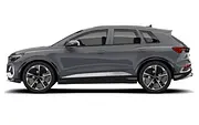 Der Audi Q4 e-tron im Profil. - Foto: Carwow
