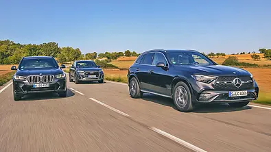BMW X3/Audi Q5/Mercedes GLC - Foto: Niklas Gotta