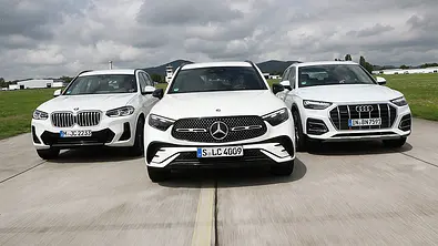 BMW X3/Mercedes GLC/Audi Q5 - Foto: Daniela Loof