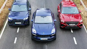 Audi Q5/Porsche Macan/Genesis GV70 - Foto: Daniela Loof