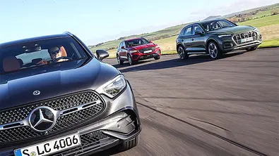 Mercedes GLC/Genesis GV70/Audi Q5 - Foto: Daniela Loof