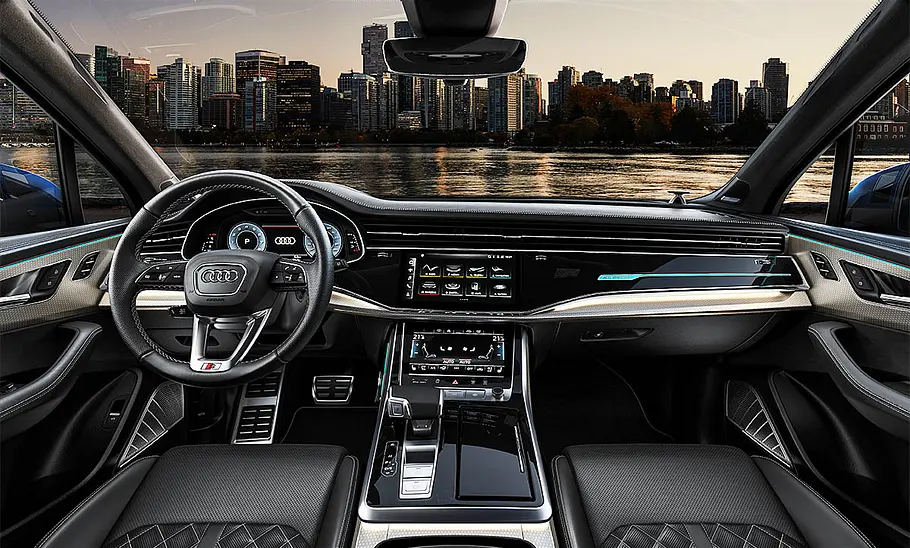 Audi Q7 Facelift (2024) Das Cockpit des Audi Q7 Facelift (2024).