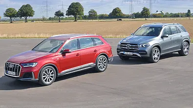 Audi Q7/Mercedes GLE - Foto: Zbigniew Mazar