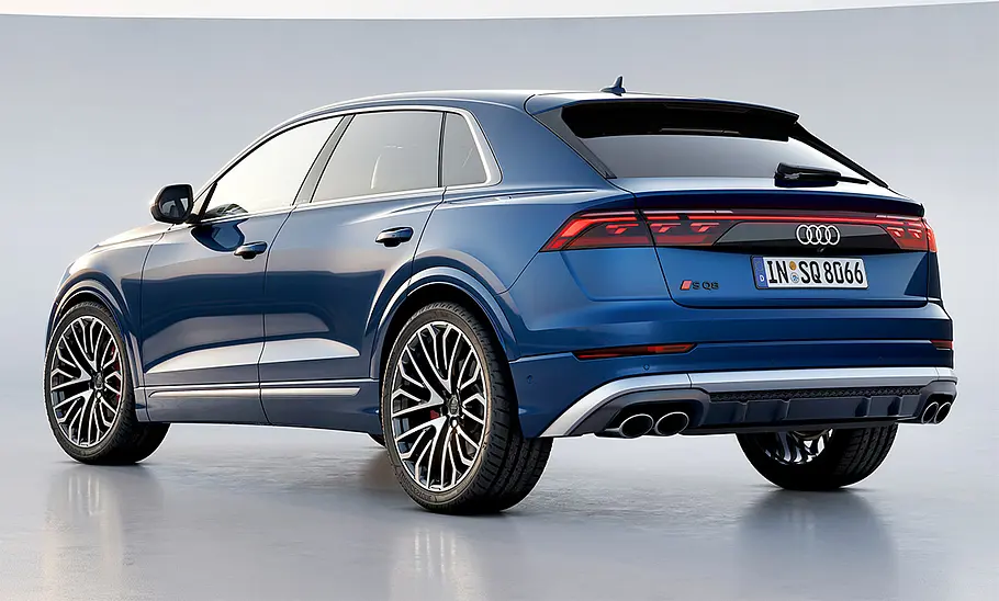 Audi SQ8 Facelift (2023); Heckansicht