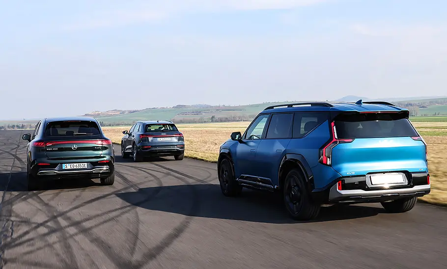 Mercedes EQS SUV/Audi Q8 e-tron/Kia EV9