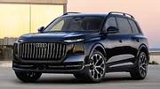 Audi Q9 statisch während Sonnenuntergang. - Foto: AUTO ZEITUNG Audi Q9 statisch während Sonnenuntergang. - Foto: AUTO ZEITUNG