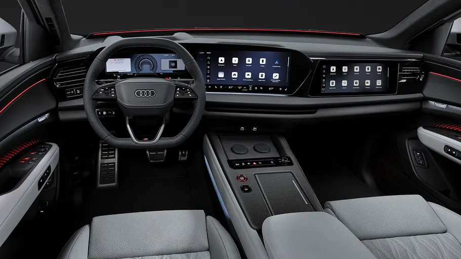 Audi Q9 (2026) Das Armaturenbrett des Audi Q9.
