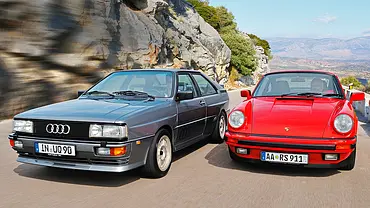 Audi quattro 20V/Porsche 911: Classic Cars - Foto: Scoutsource Communications Audi quattro 20V/Porsche 911: Classic Cars - Foto: Scoutsource Communications
