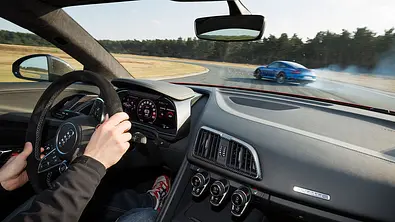 Vergleichstest: Audi R8 V10 plus vs. Porsche 911 Turbo - Foto: Klaus Huber-Abendroth