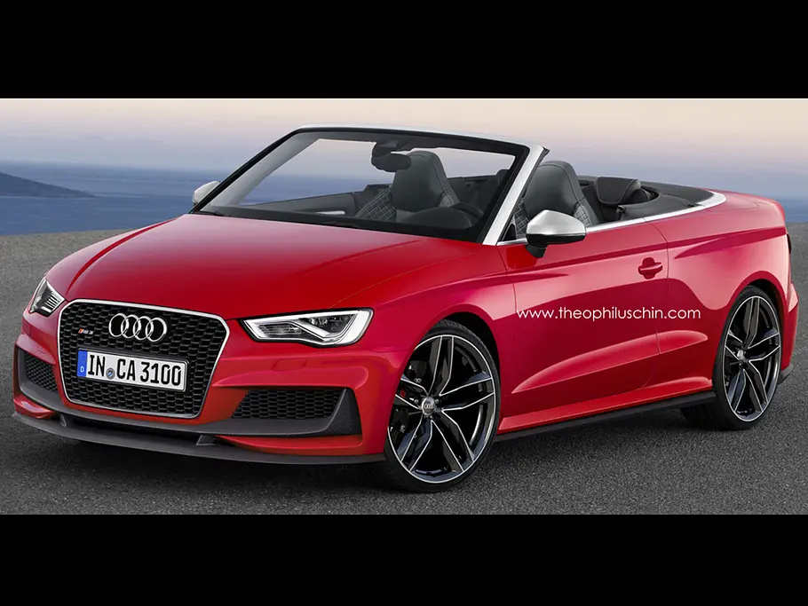 Audi RS3 Cabrio Studie Konzeptfahrzeug 2014 Theophilus Chin