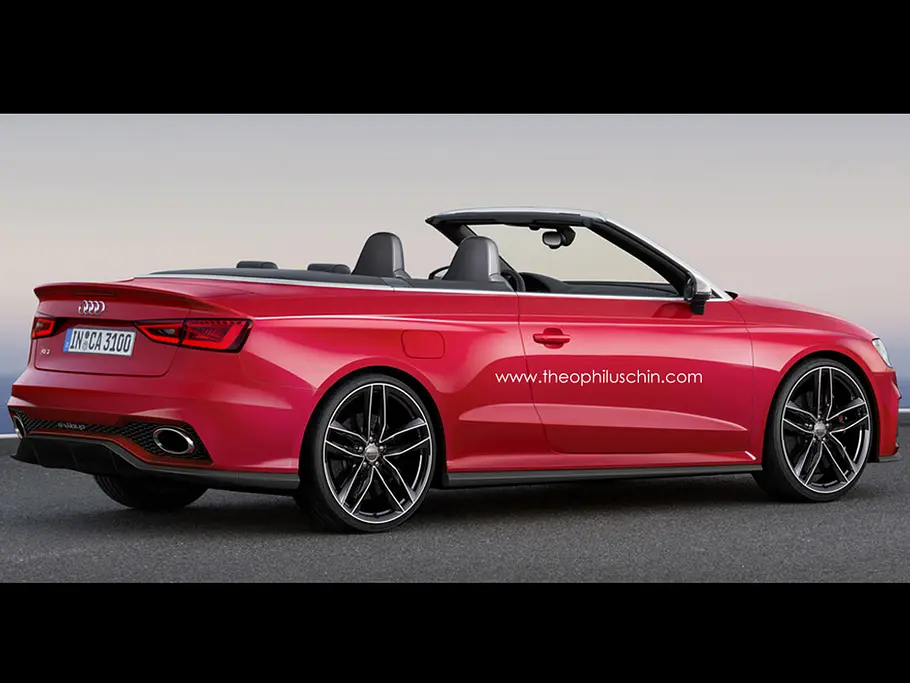 Audi RS3 Cabrio Studie Konzeptfahrzeug 2014 Theophilus Chin