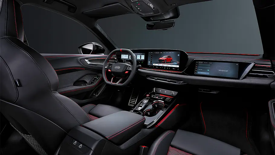 Audi RS 5 (2026) Blick auf die Armaturen im Innenraum des Audi RS 5 (2026),