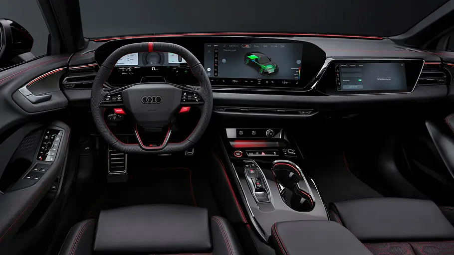 Das Cockpit des Audi RS 5 Avant.