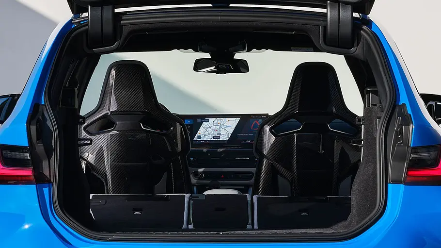 Der Kofferraum des BMW M3 Touring.