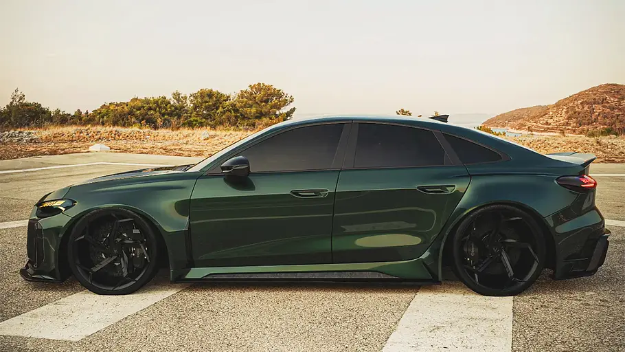 Blick von der Seite auf den Audi RS 5 von Ildar Project.