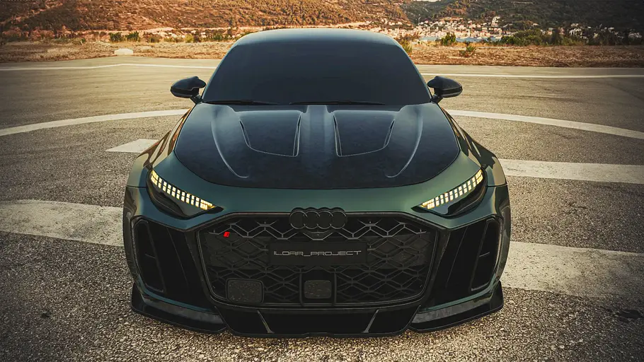 Blick von vorne auf den Audi RS 5 von Ildar Project.