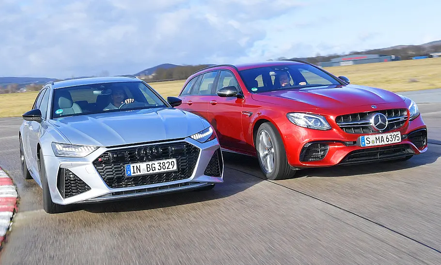 Audi RS 6 Avant/Mercedes-AMG E 63 S 4Matic+ T-Modell Audi RS 6 Avant/Mercedes-AMG E 63 S 4Matic+ T-Modell