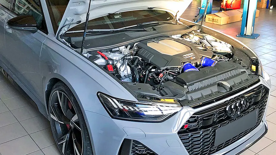 Der Motor des Audi RS 6 von HGP