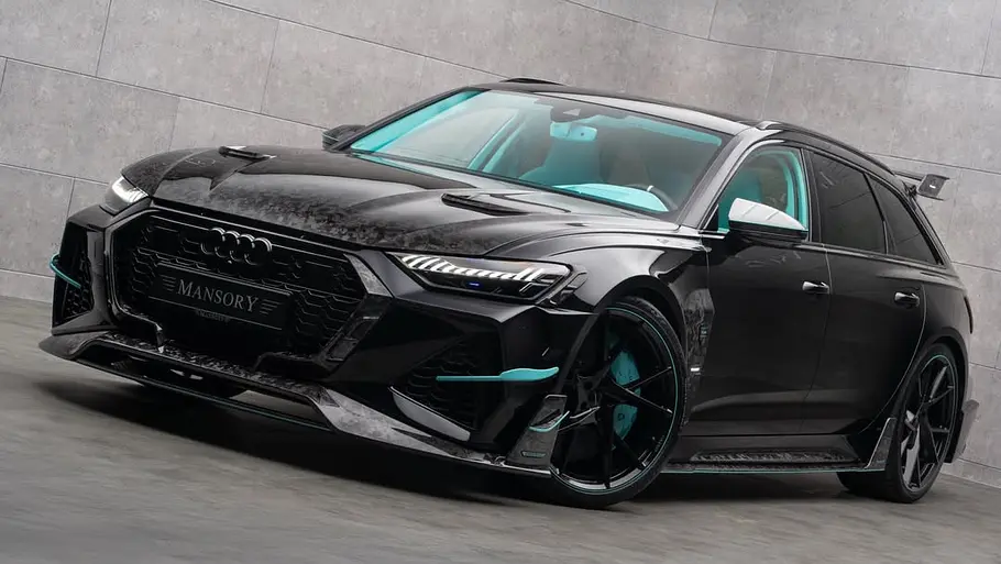 Der Audi RS 6 von Mansory stehend von vorne