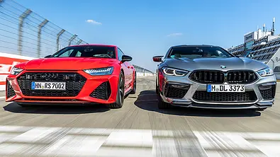 Audi RS 7 Sportback/BMW M8 Competition Gran Coupé - Foto: Frank Ratering