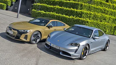 Audi RS e-tron GT/Porsche Taycan Turbo - Foto: Aleksander Perkovic