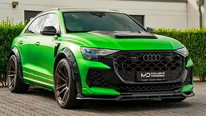 Der Audi RS Q8 von M&D stehend von schräg vorne. - Foto: M&D