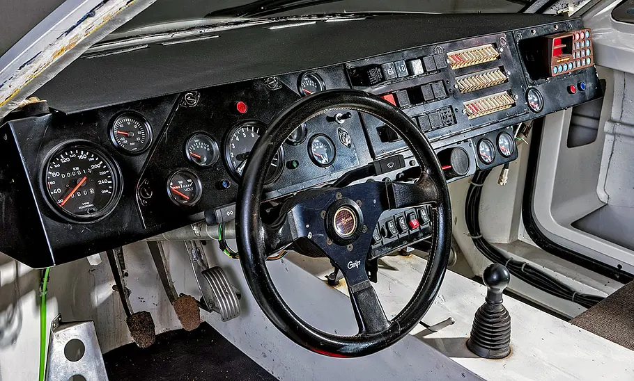 Das Cockpit des Audi Sport Quattro RS 002 Gruppe S.