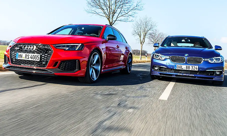 Audi RS 4 Avant, BMW Alpina B3 S Biturbo Touring Allrad Audi RS 4 Avant, BMW Alpina B3 S Biturbo Touring Allrad