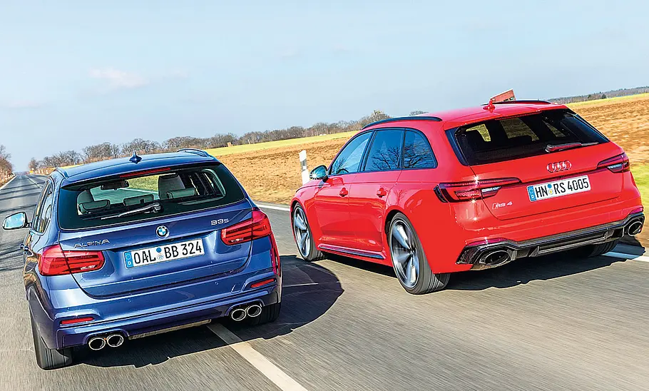 BMW Alpina B3 S Biturbo Touring Allrad, Audi RS 4 Avant BMW Alpina B3 S Biturbo Touring Allrad, Audi RS 4 Avant