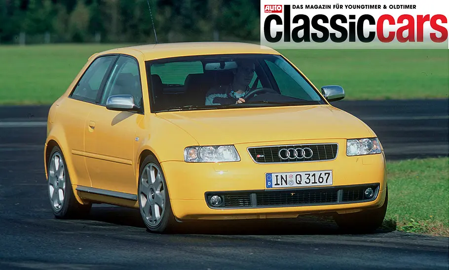 Audi S3 (8L), fahrend, von schräg vorne
