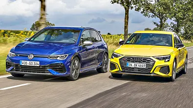 VW Golf R/Audi S3 Sportback - Foto: Niklas Gotta