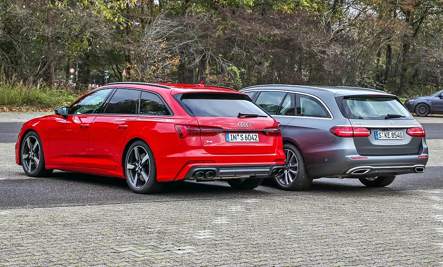 Mercedes E 400 d 4Matic T-Modell/Audi S6 Avant Mercedes E 400 d 4Matic T-Modell/Audi S6 Avant
