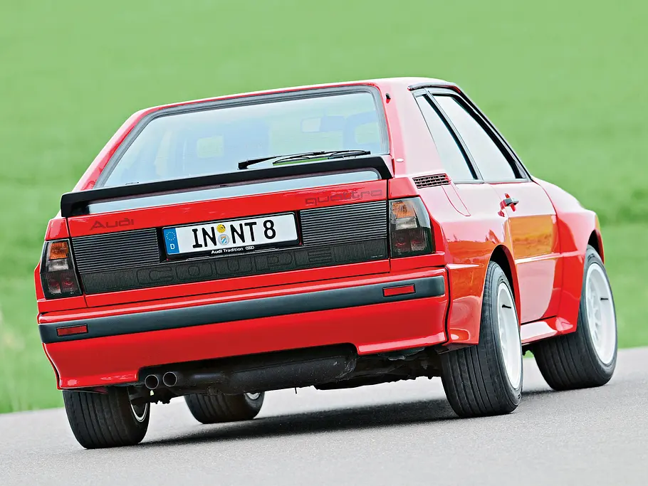 Audi Sport quattro Audi Sport quattro Vergleich Kaufberatung Bilder technische Daten Heck