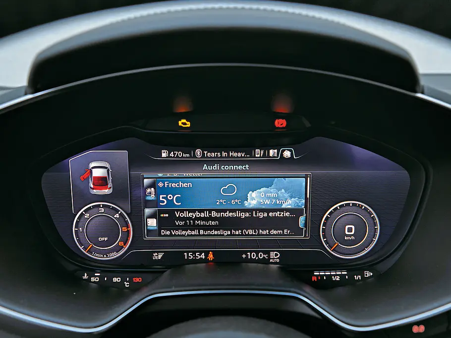 Einzeltest: Audi TT Coupé 2.0 TDI ultra Audi TT Coupé 2.0 TDI ultra 2015 Test Bilder technische Daten Connetivity