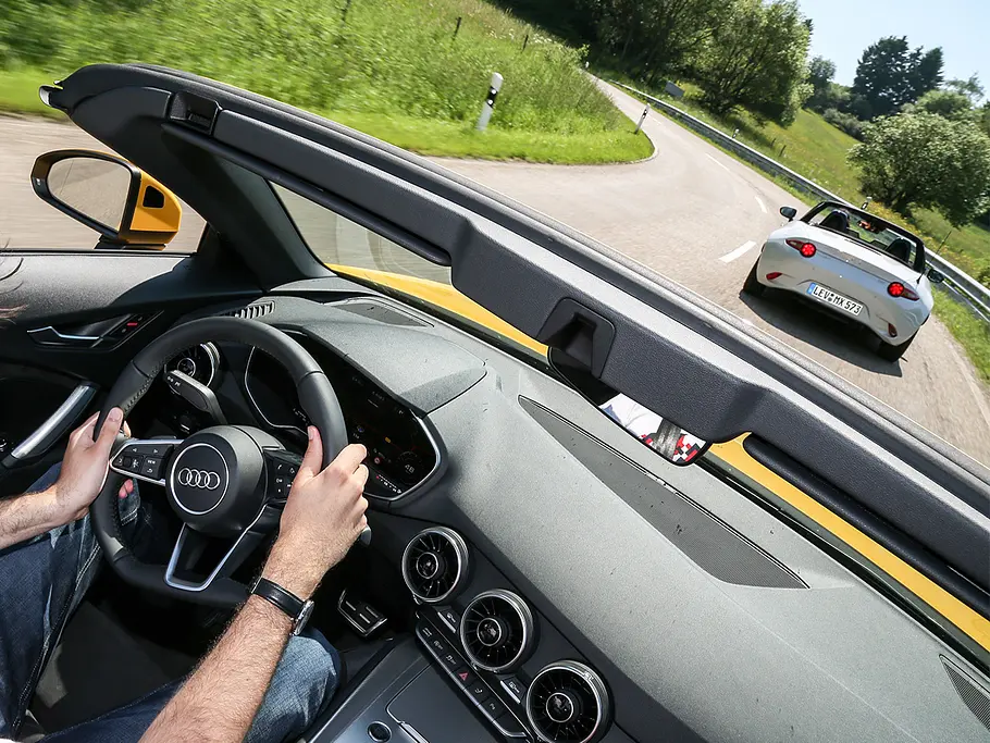 Audi TT Roadster/Mazda MX-5: Vergleich Audi TT Roadster/Mazda MX-5: Vergleich