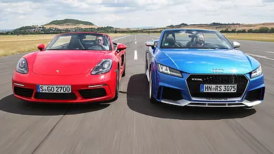 Porsche 718 Boxster S/Audi TT RS Roadster - Foto: Daniela Loof
