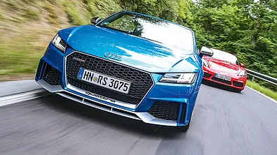 Audi TT RS Roadster/Porsche 718 Boxster S - Foto: Daniela Loof