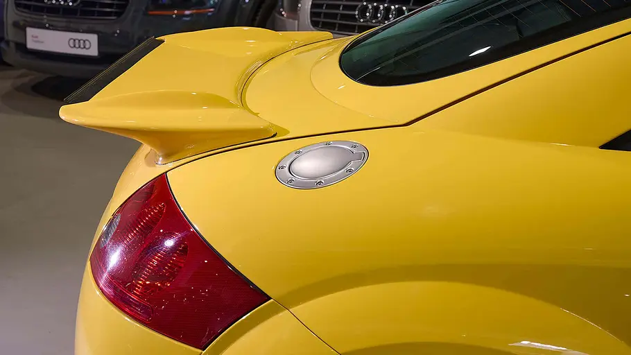 Der Spoiler des Audi TT RS4.